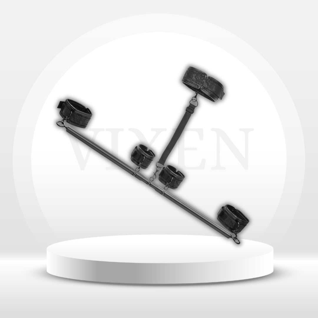 ReignSpread BDSM Spreader Bar Bondage Restraint Kit - Vixen Adult Playroom