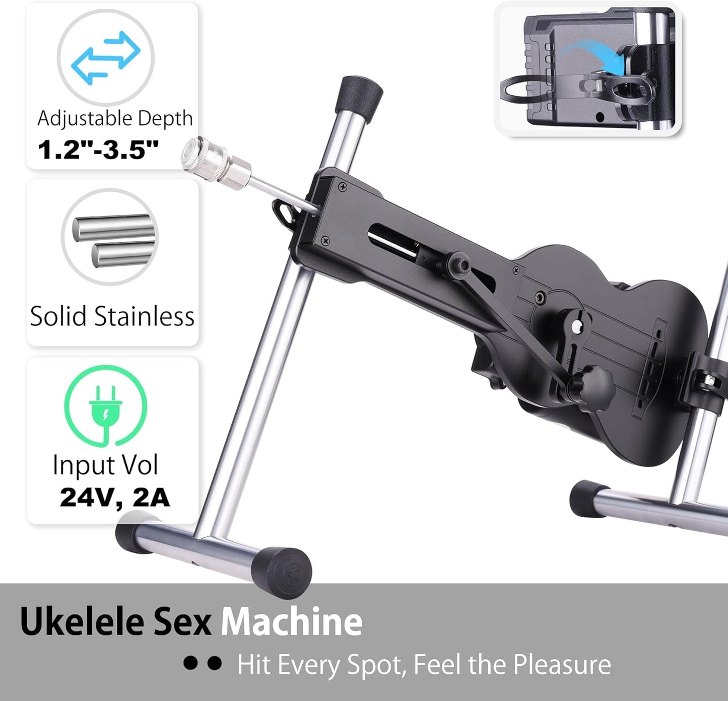 RhythmDrive Sex Machine with Remote & App Control | 8 Modes 60W - Vixen Adult Playroom