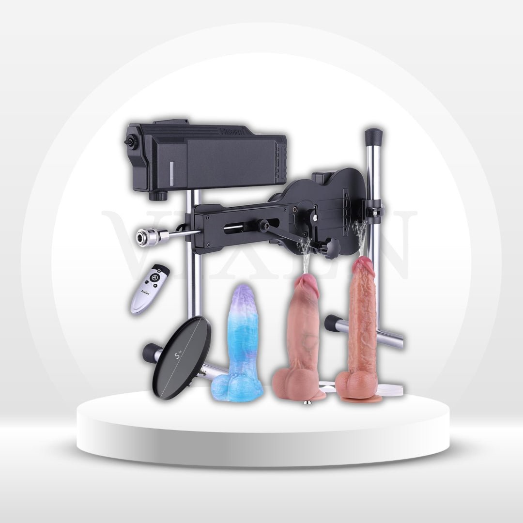 RhythmDrive Sex Machine with Remote & App Control | 8 Modes 60W - Vixen Adult Playroom