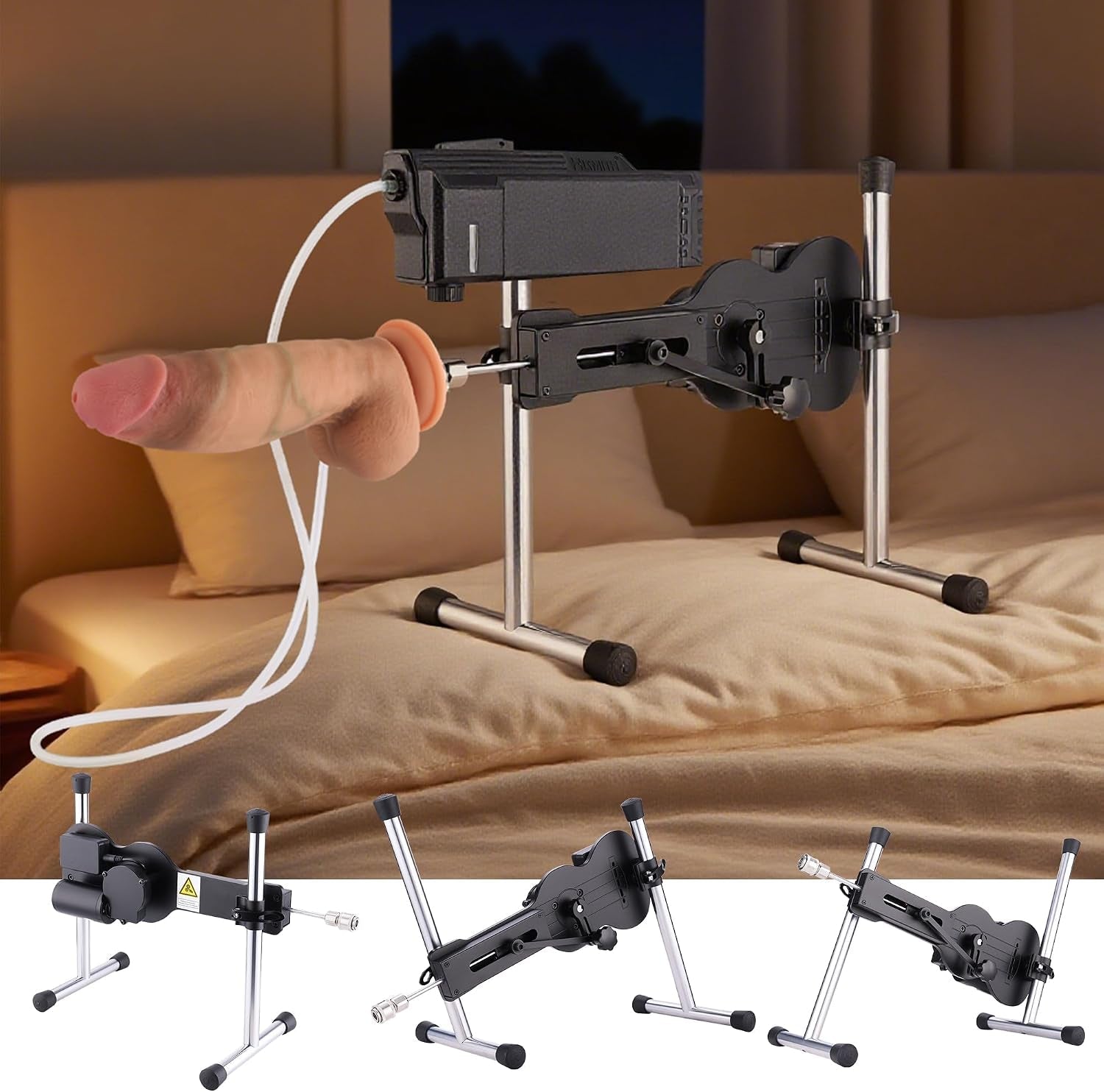 RhythmDrive Sex Machine with Remote & App Control | 8 Modes 60W - Vixen Adult Playroom