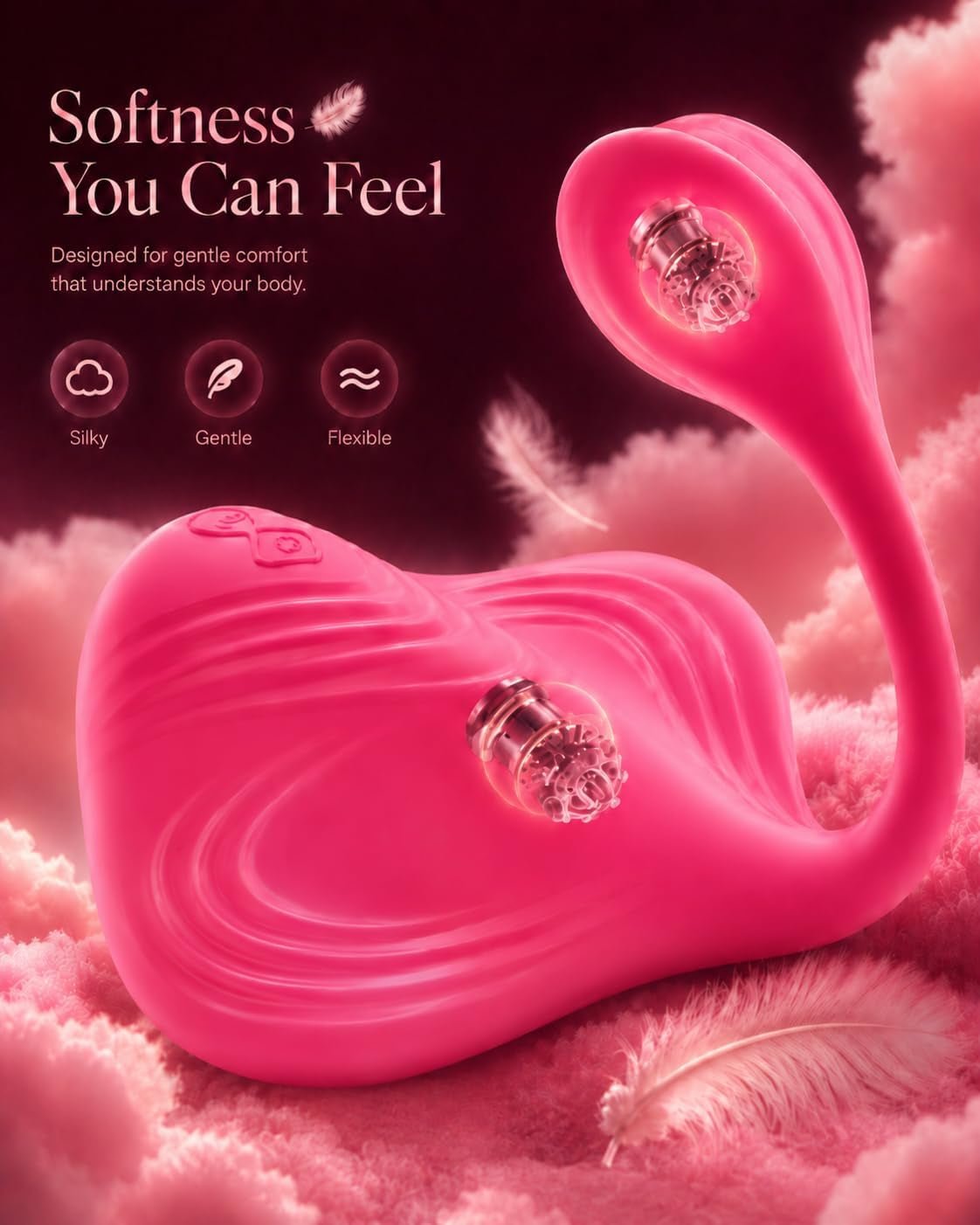 Ride & Rule Riding Egg Vibrator – Remote Control, 9x9 Dual Motor - Vixen Adult Playroom