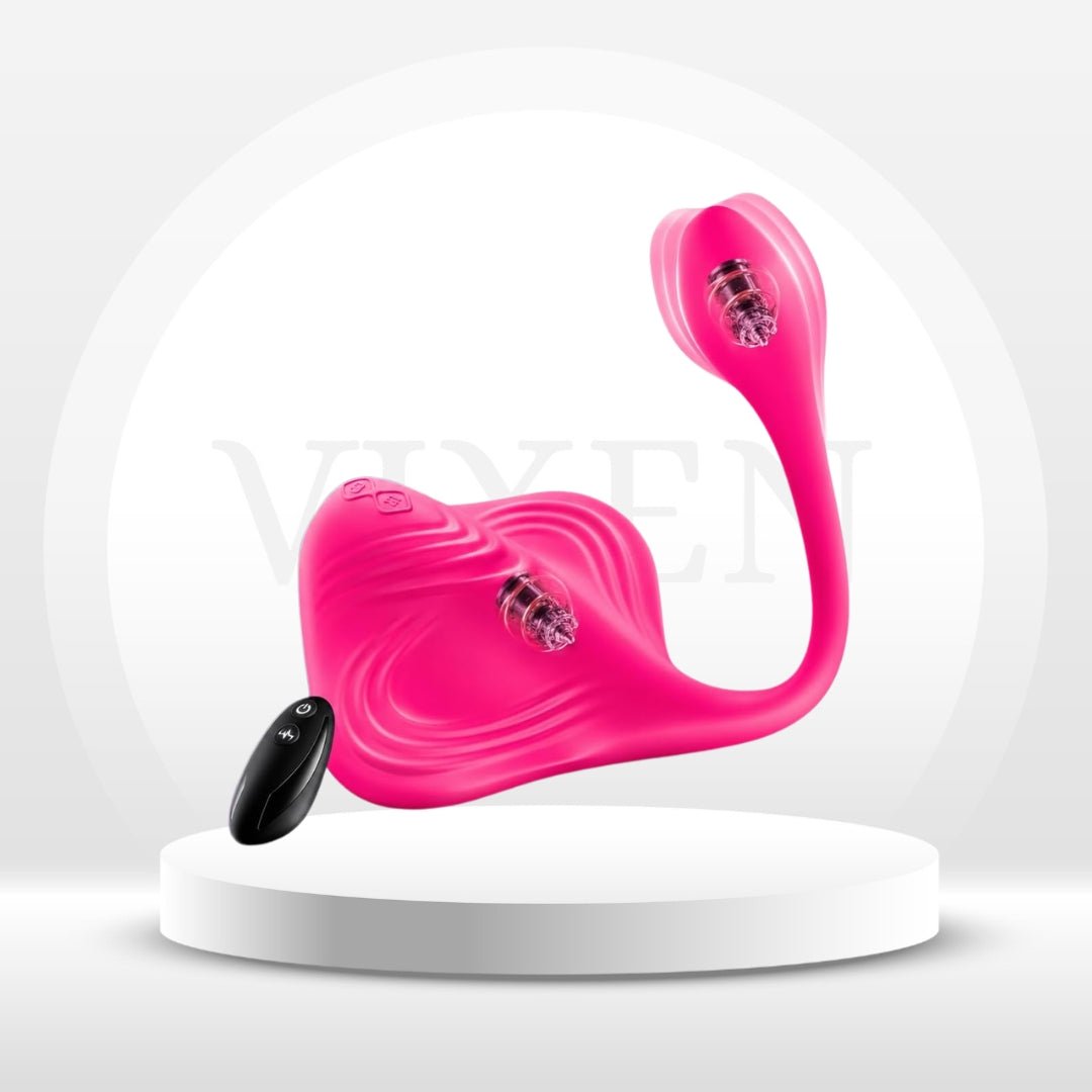 Ride & Rule Riding Egg Vibrator – Remote Control, 9x9 Dual Motor - Vixen Adult Playroom