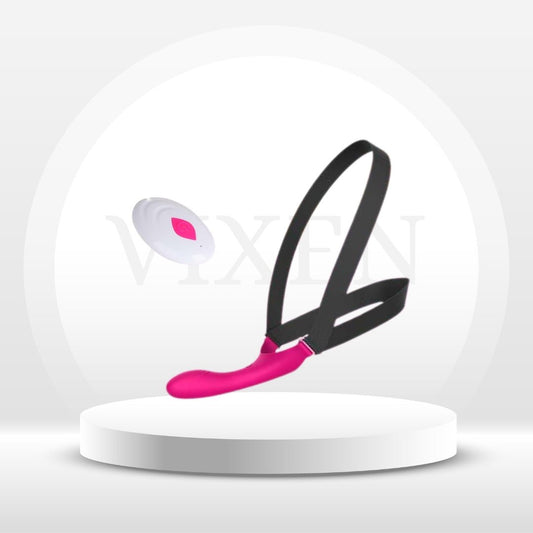 RideControl Head - Mounted Strap - On Vibrator - Vixen | Nova Network