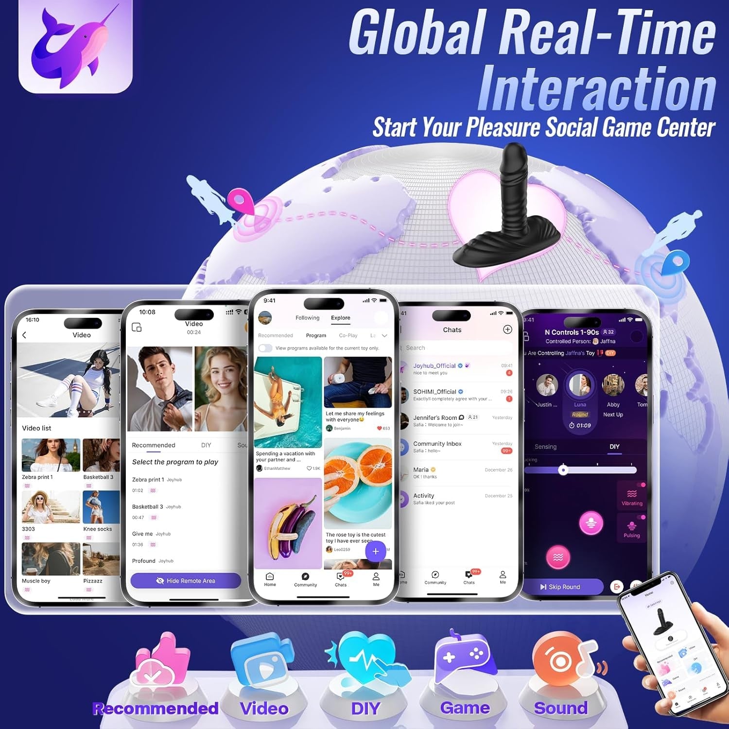 RideCore AI Sync Ride-On Prostate Massager Vibrator - Vixen | Nova Network