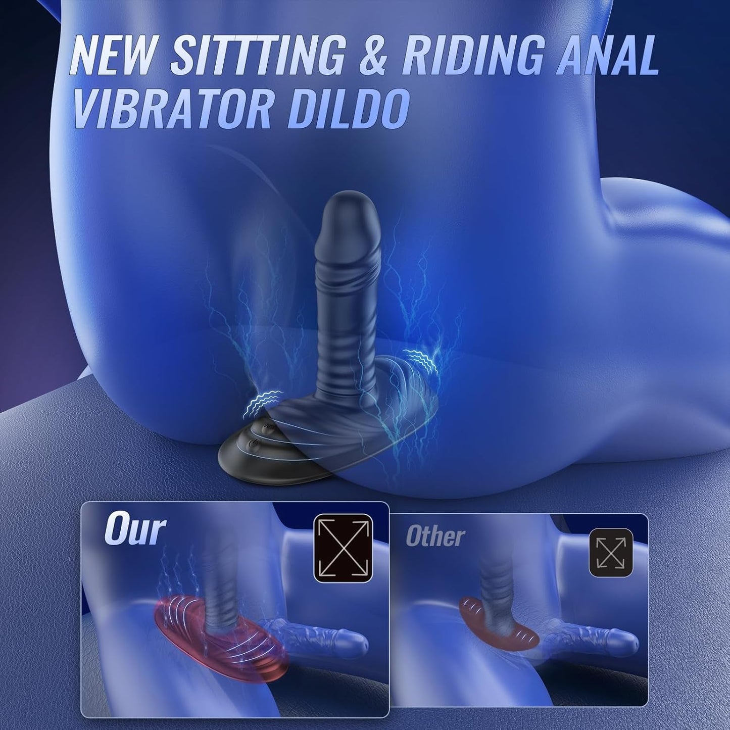 RideCore AI Sync Ride-On Prostate Massager Vibrator - Vixen | Nova Network