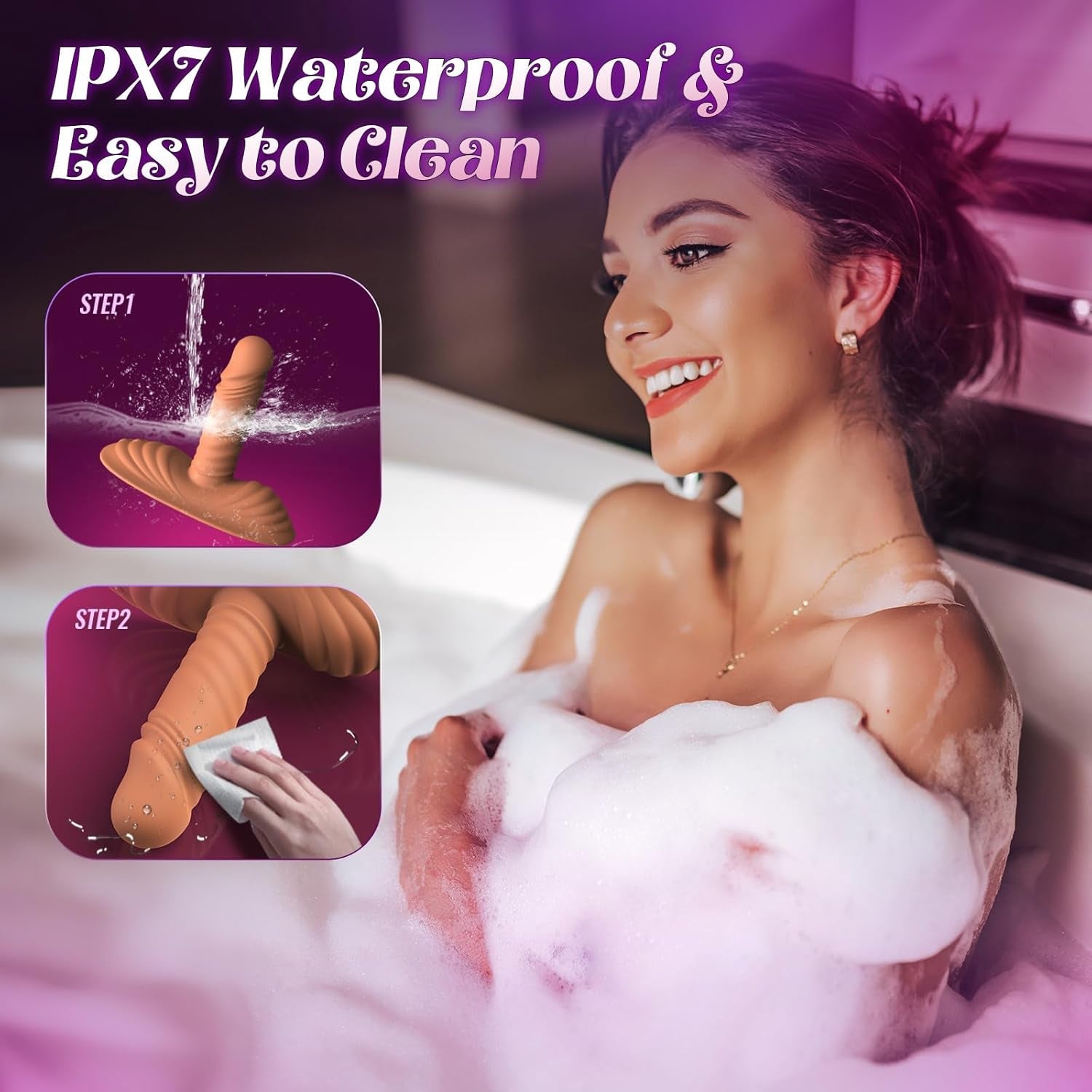 RideEcho 8-in-1 AI Sync Thrusting Riding Dildo - Vixen | Nova Network