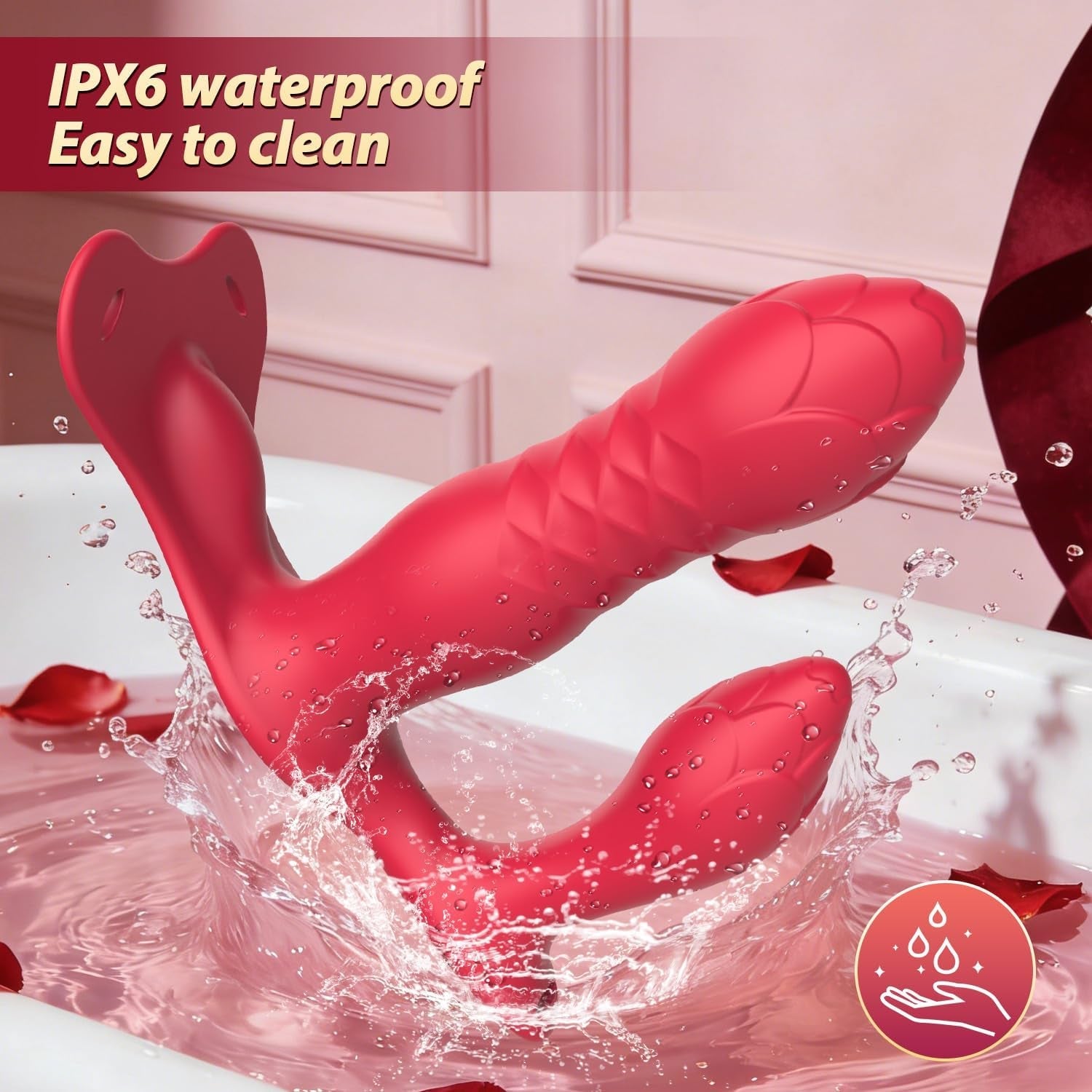 RideRhythm Remote Riding Thrusting Dildo Vibrator - Vixen Adult Playroom