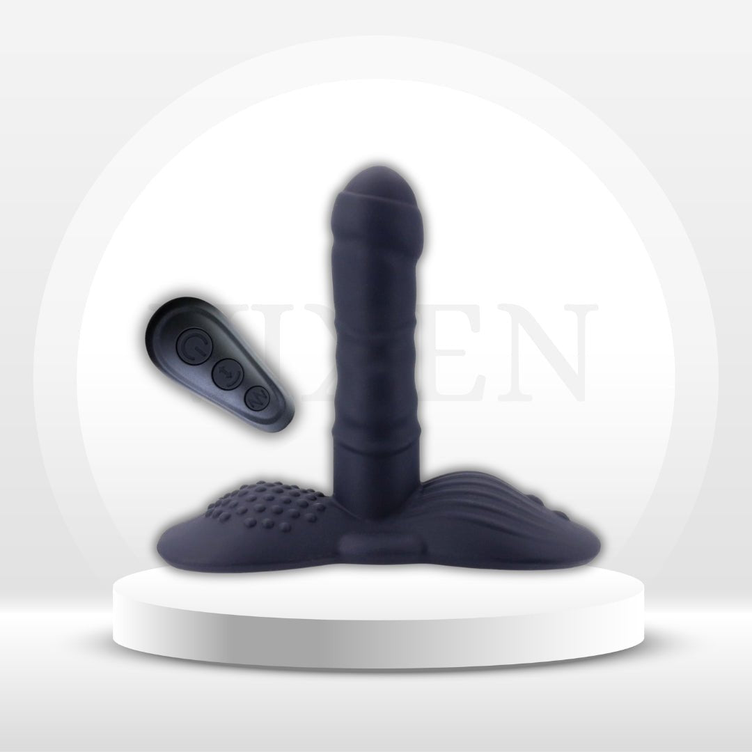 RideThrust Thrusting Ride - On Dildo Vibrator - Vixen | Nova Network
