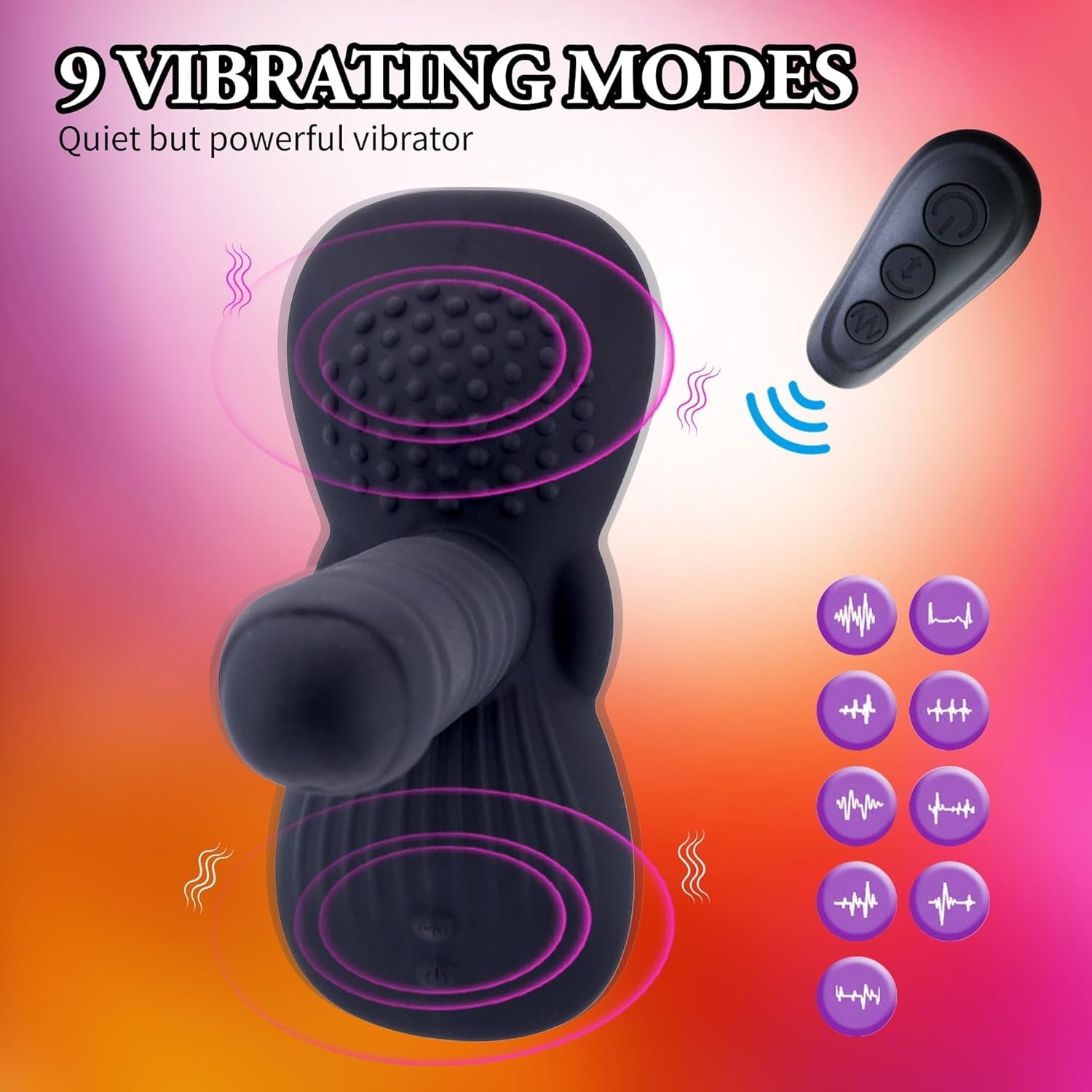 RideThrust Thrusting Ride - On Dildo Vibrator - Vixen | Nova Network