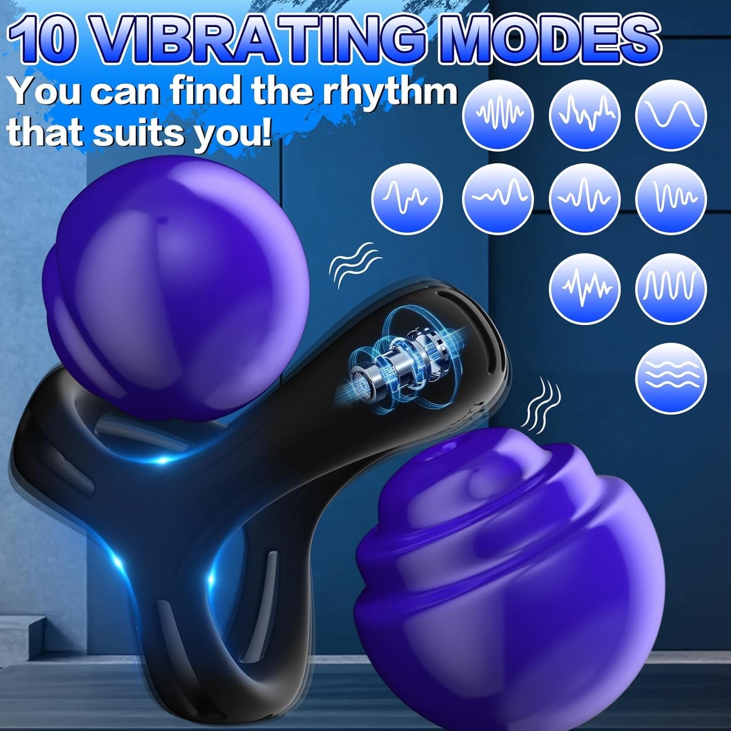 RingRush Vibrating Cock Ring Set with 6 Rings - Vixen | Nova Network