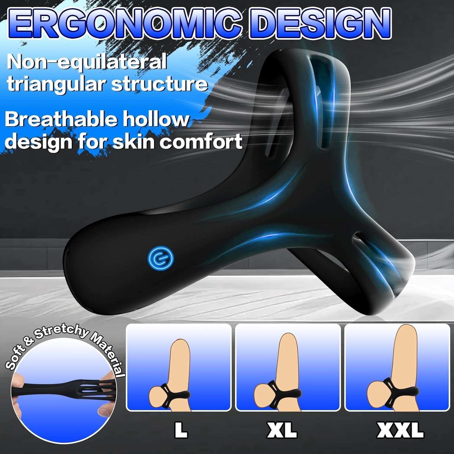 RingRush Vibrating Cock Ring Set with 6 Rings - Vixen | Nova Network
