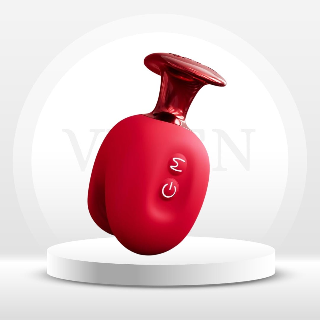 RippleTease Handheld Vibrating Nipple Clamp – 10 Vibrating Modes - Vixen Adult Playroom