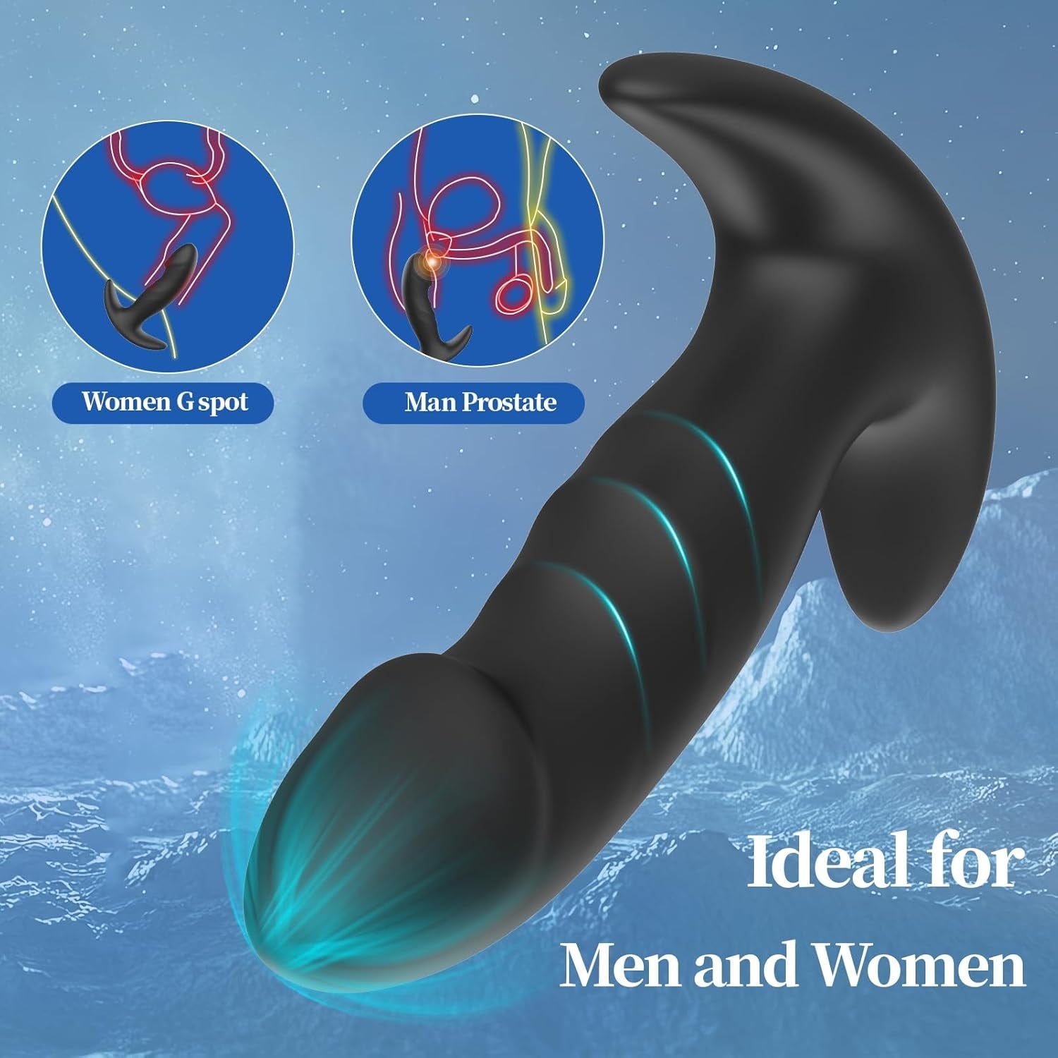 RiseTrio 3-Piece Silicone Anal Training Butt Plug Kit - Vixen | Nova Network