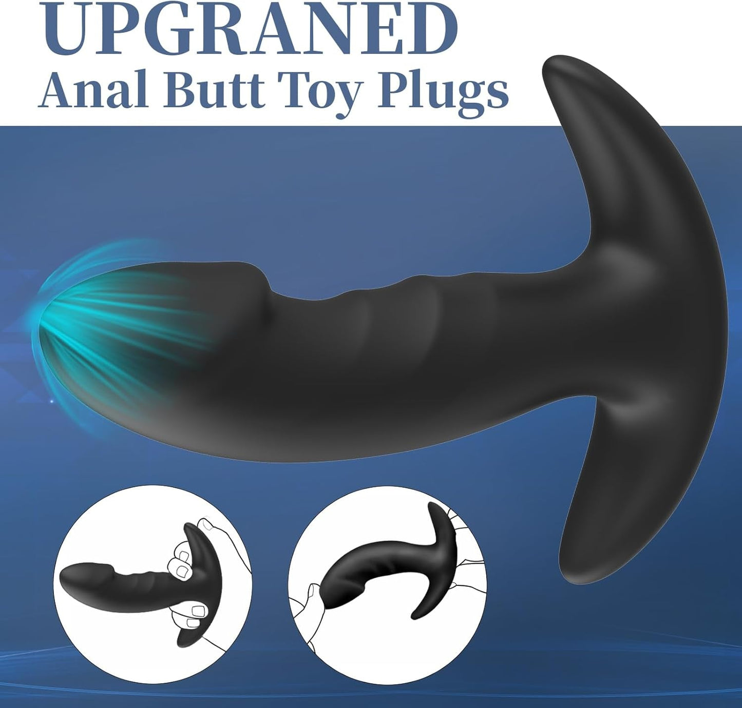 RiseTrio 3-Piece Silicone Anal Training Butt Plug Kit - Vixen | Nova Network