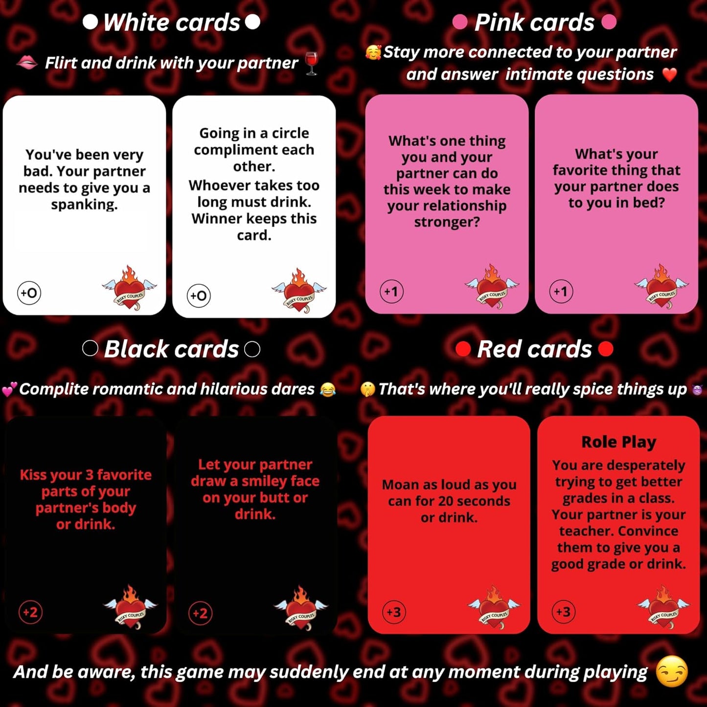 Risky Couples – Fun & Romantic Card Game for Date Nights - Vixen | Nova Network