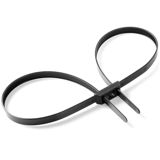 Role Play Black Zip - Tie Restraint Cuffs Set - Vixen | Nova Network