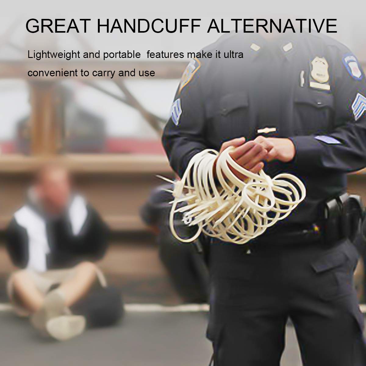 Role Play Black Zip - Tie Restraint Cuffs Set - Vixen | Nova Network
