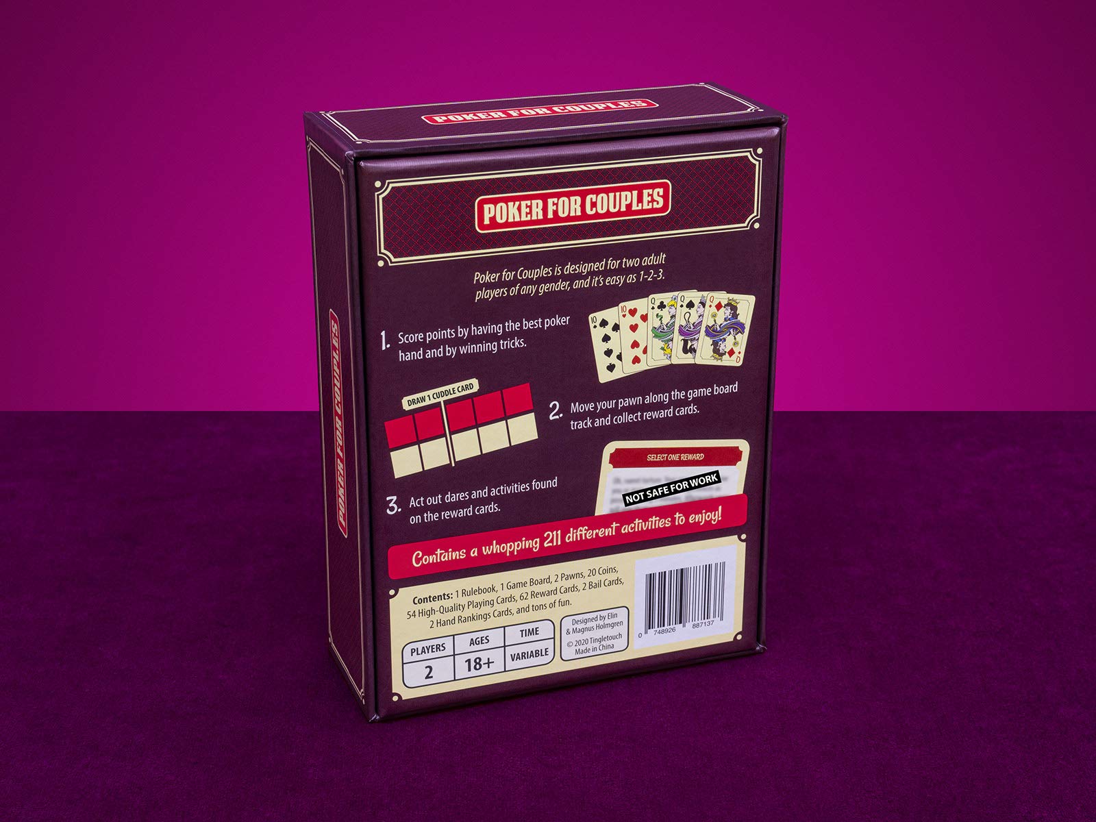 Romantic Couples Dare Card Game - Vixen | Nova Network