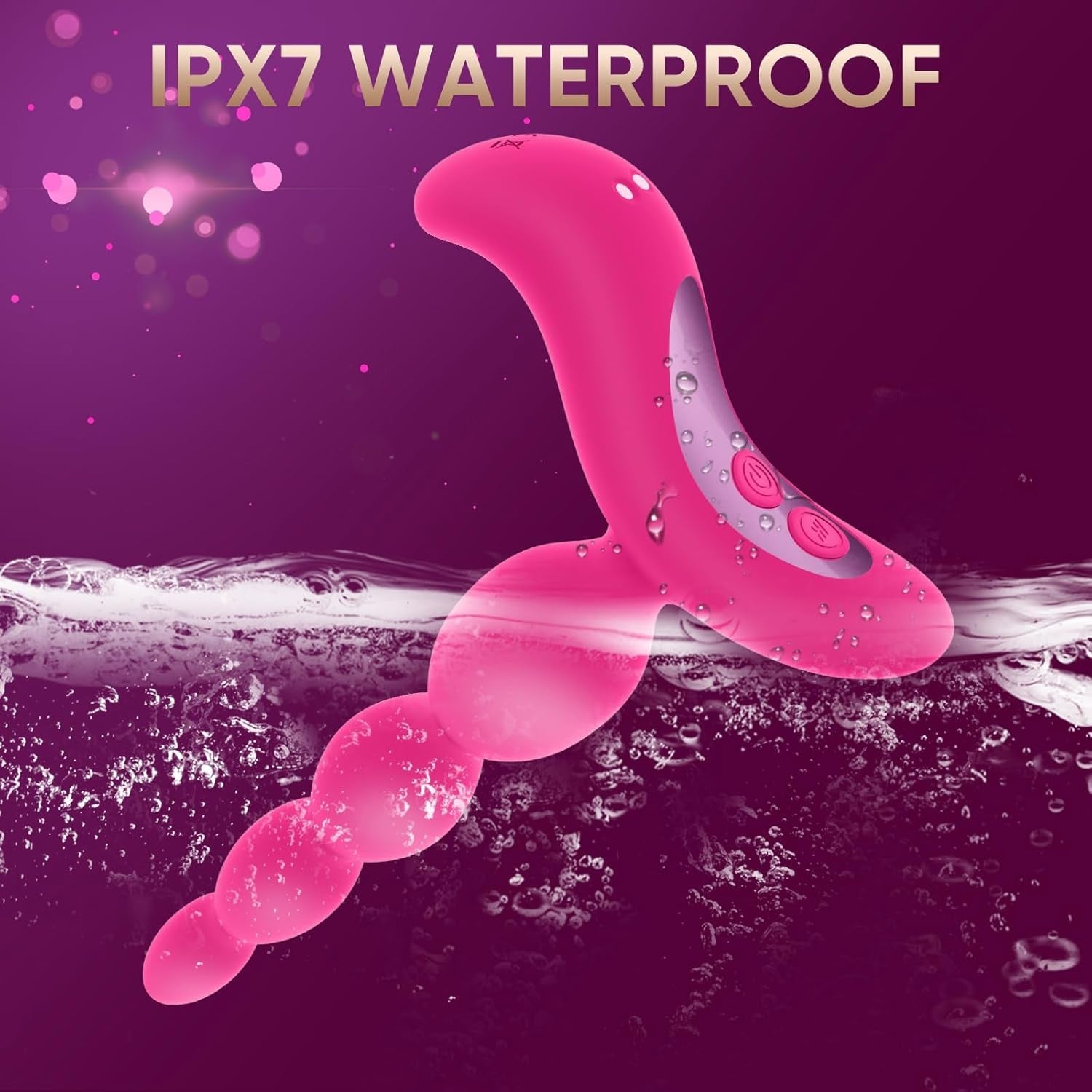 RoséBeads Vibrating Anal Beads Plug - Vixen | Nova Network