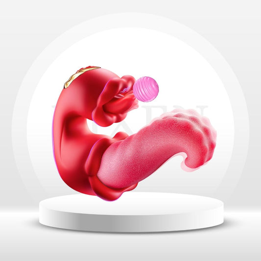 RoseBliss 4 - in - 1 Tongue G - Spot Vibrator - Vixen | Nova Network