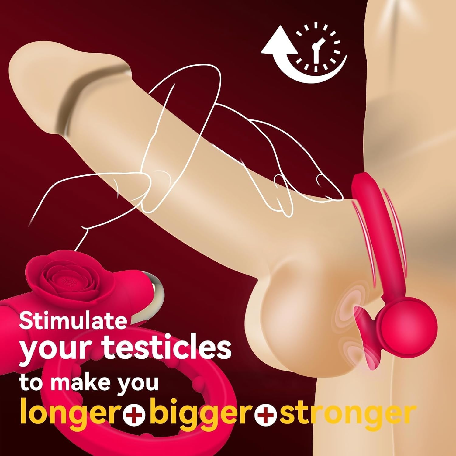 RoseBullet Vibrating Cock Ring Clit Stimulator - Vixen | Nova Network