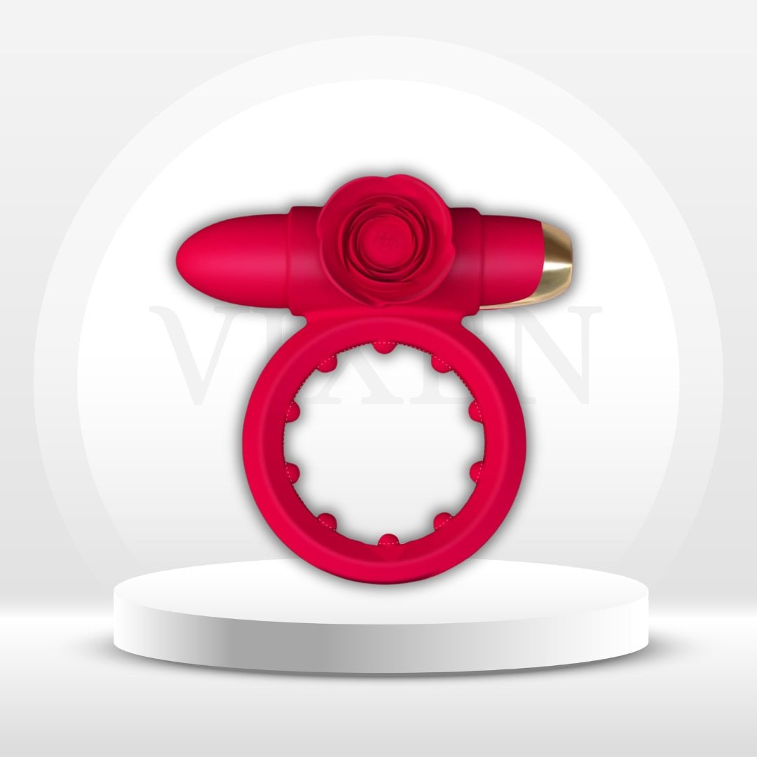 RoseBullet Vibrating Cock Ring Clit Stimulator - Vixen | Nova Network