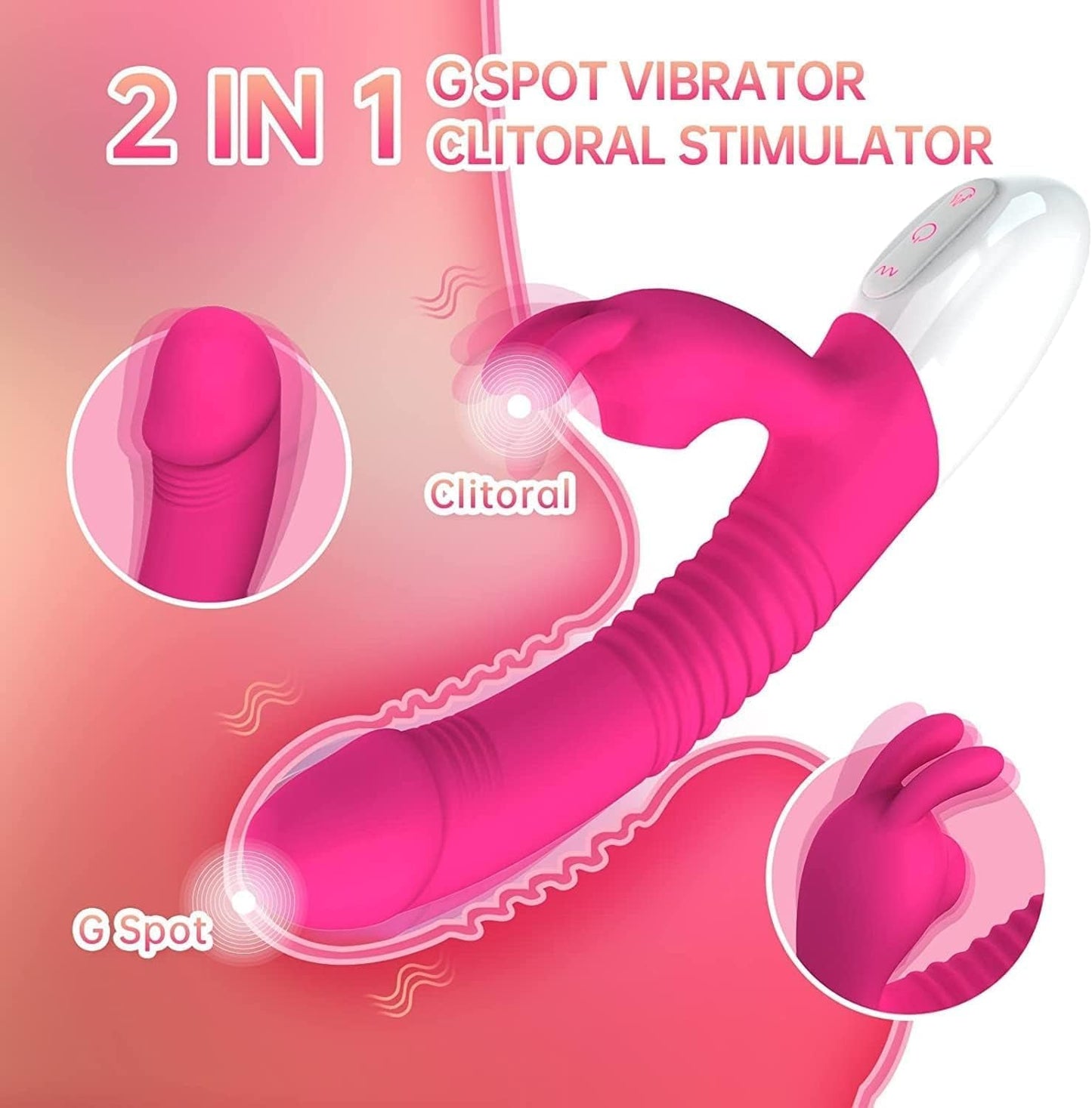 RoseBunny Heated Rabbit Vibrator Dildo - Vixen | Nova Network