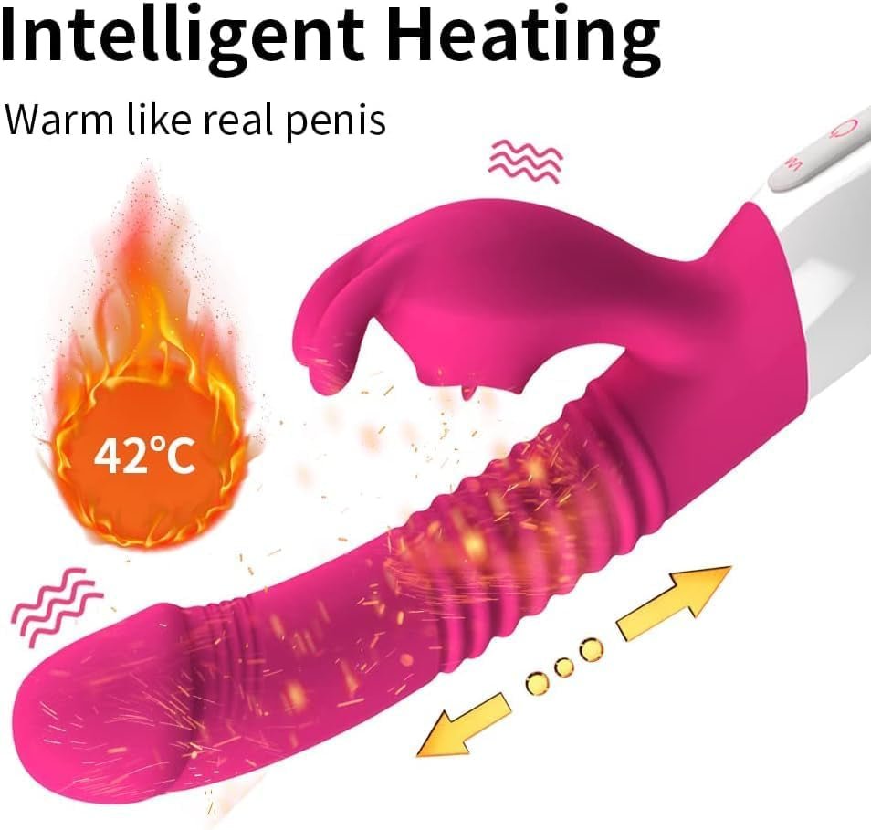 RoseBunny Heated Rabbit Vibrator Dildo - Vixen | Nova Network