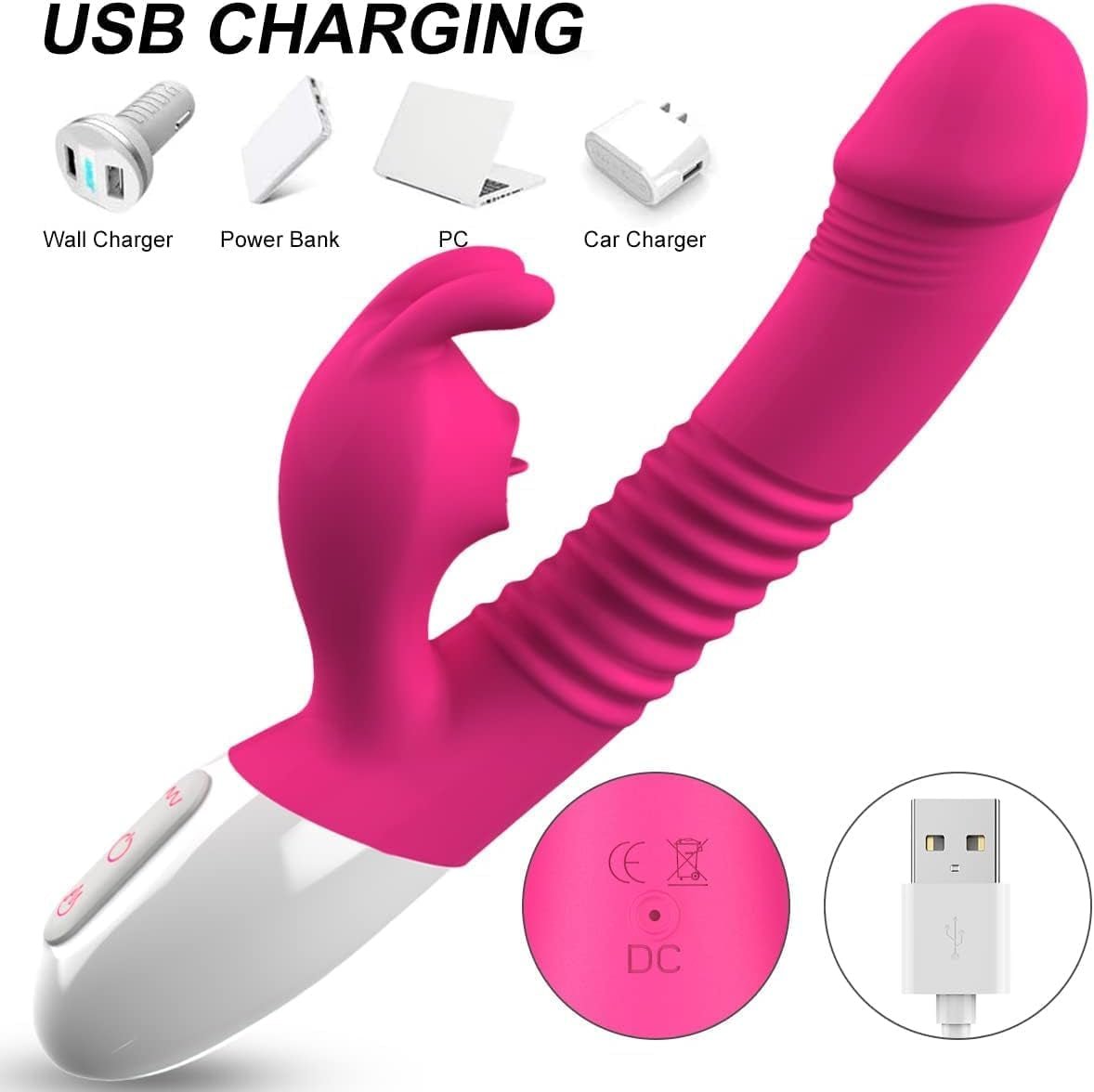 RoseBunny Heated Rabbit Vibrator Dildo - Vixen | Nova Network