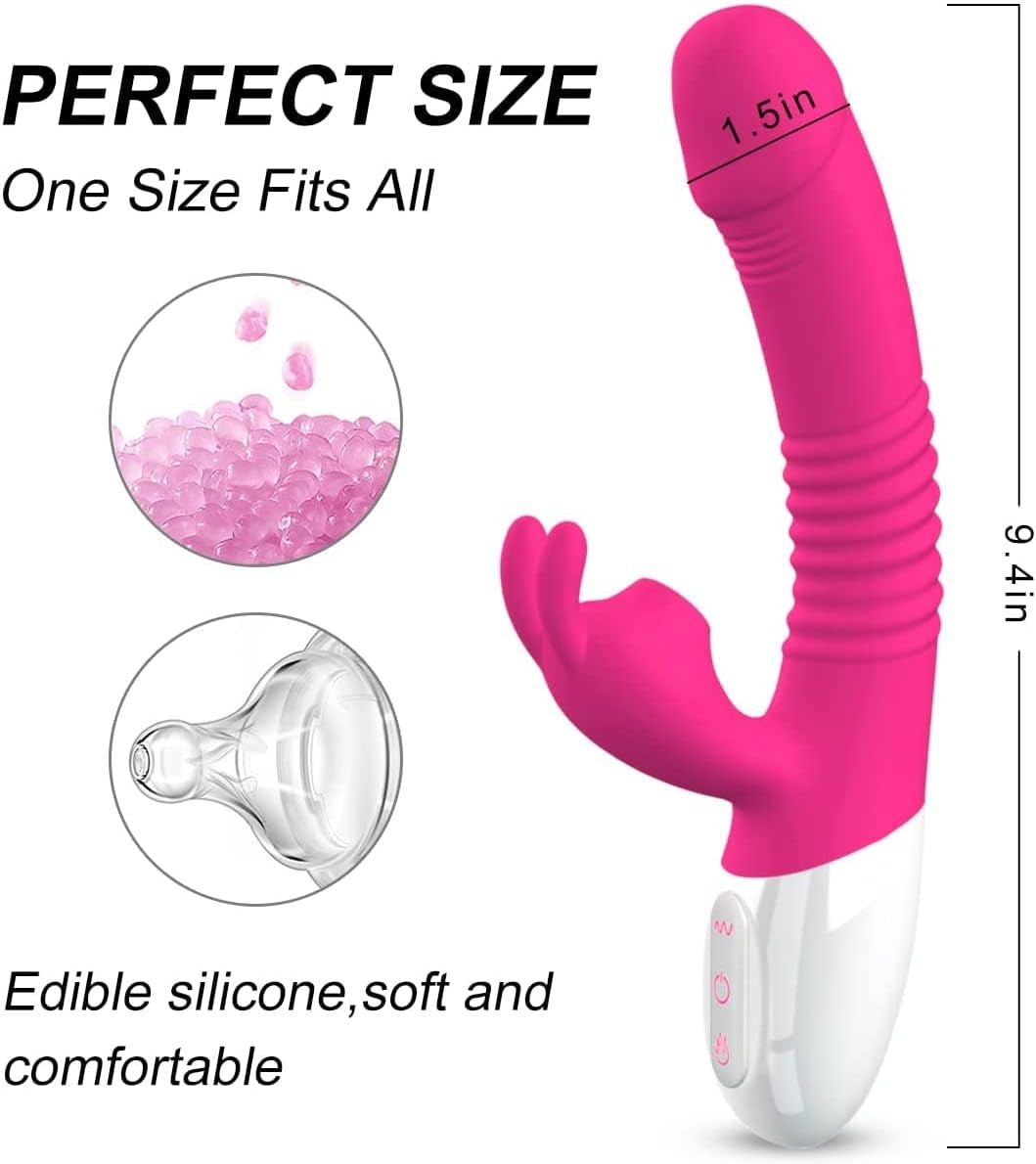 RoseBunny Heated Rabbit Vibrator Dildo - Vixen | Nova Network