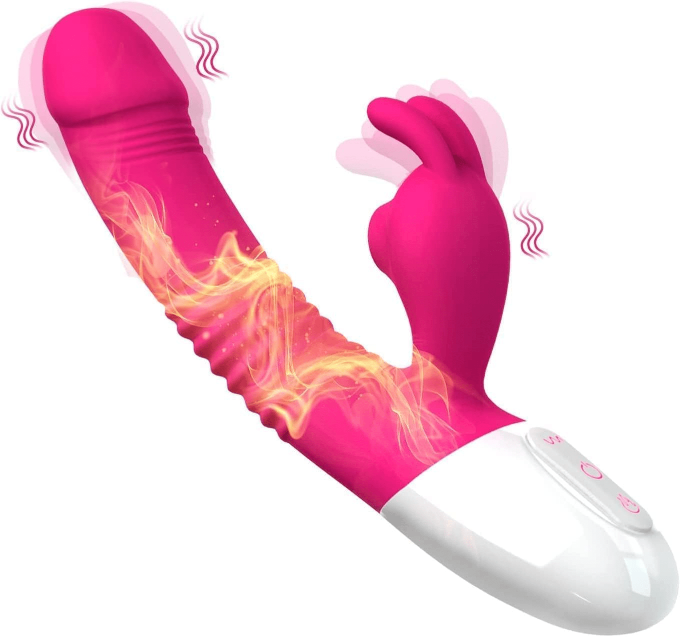 RoseBunny Heated Rabbit Vibrator Dildo - Vixen | Nova Network