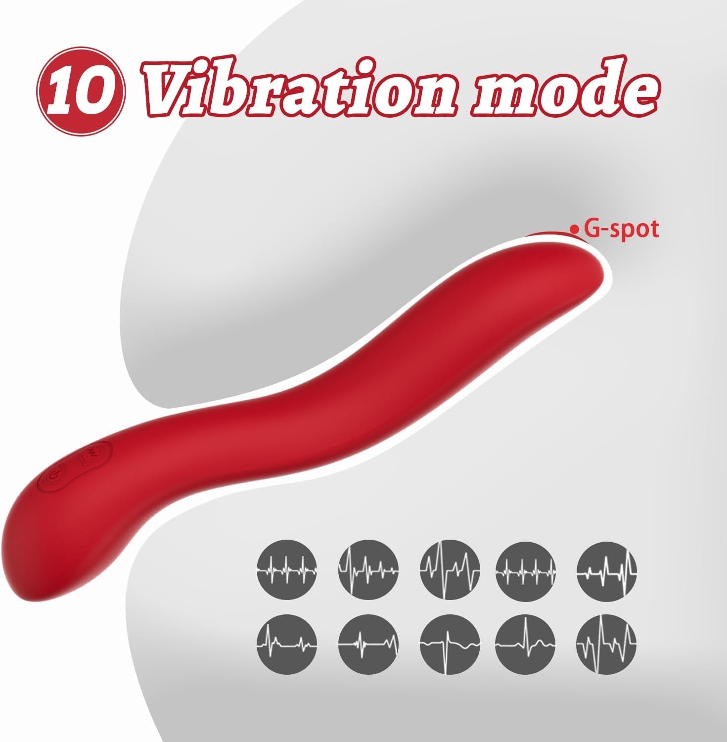 RoseCurve Ergonomic Multi Stimulation Vibrator Wand - Vixen | Nova Network