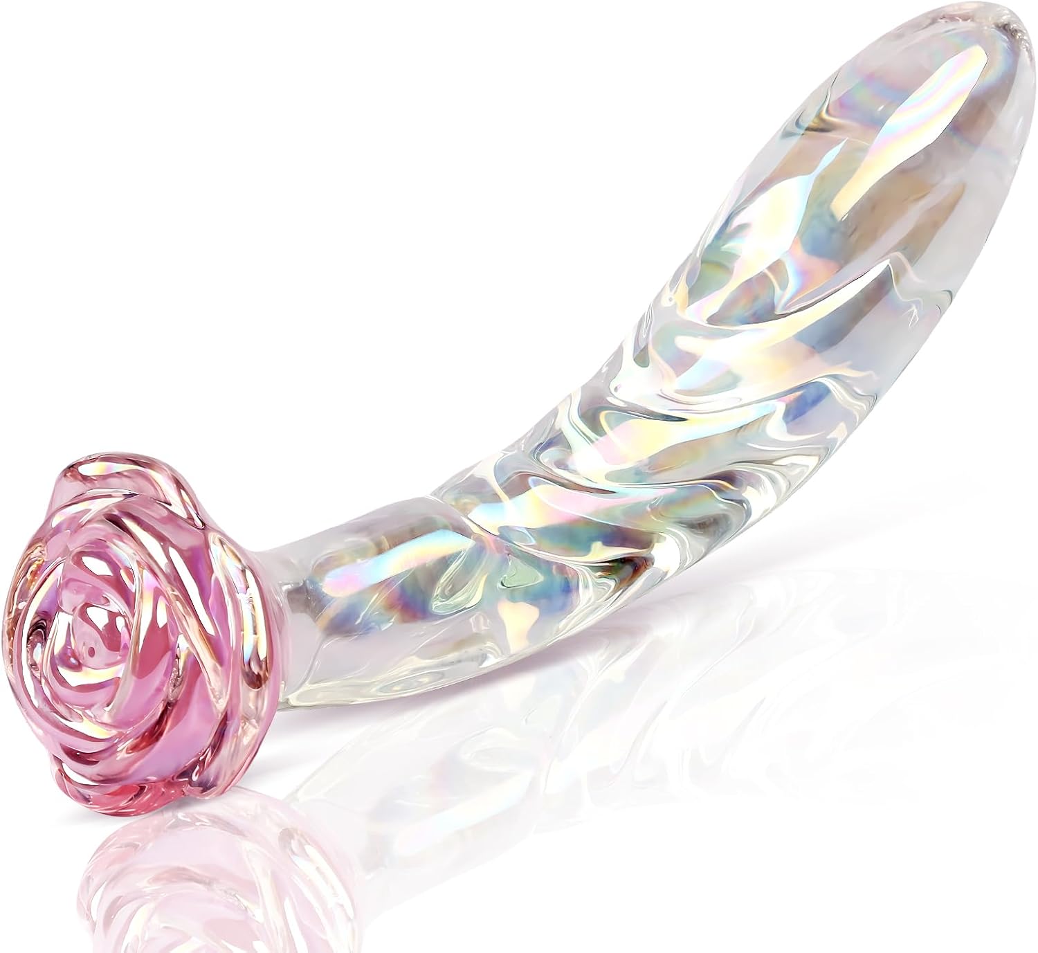 RoseFang Glass Dildo Butt Plug - Vixen | Nova Network