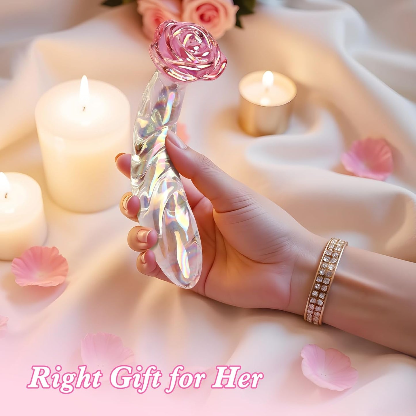 RoseFang Glass Dildo Butt Plug - Vixen | Nova Network