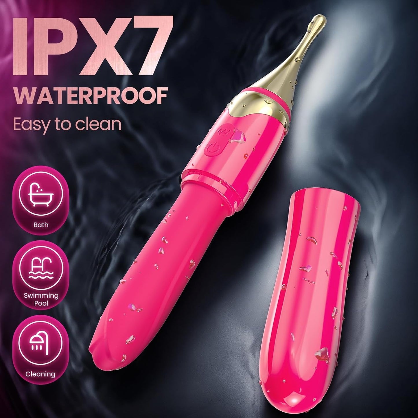 RoseFlex 5 - in - 1 Precision Pleasure Vibrator - Vixen | Nova Network
