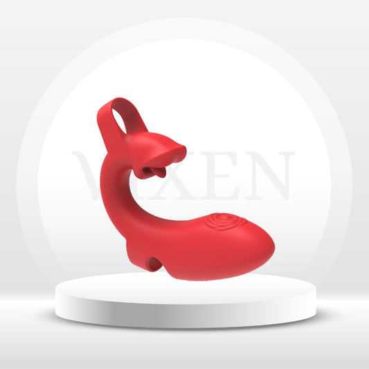 RoseFlick Dual Tease Finger Vibrator - Vixen | Nova Network