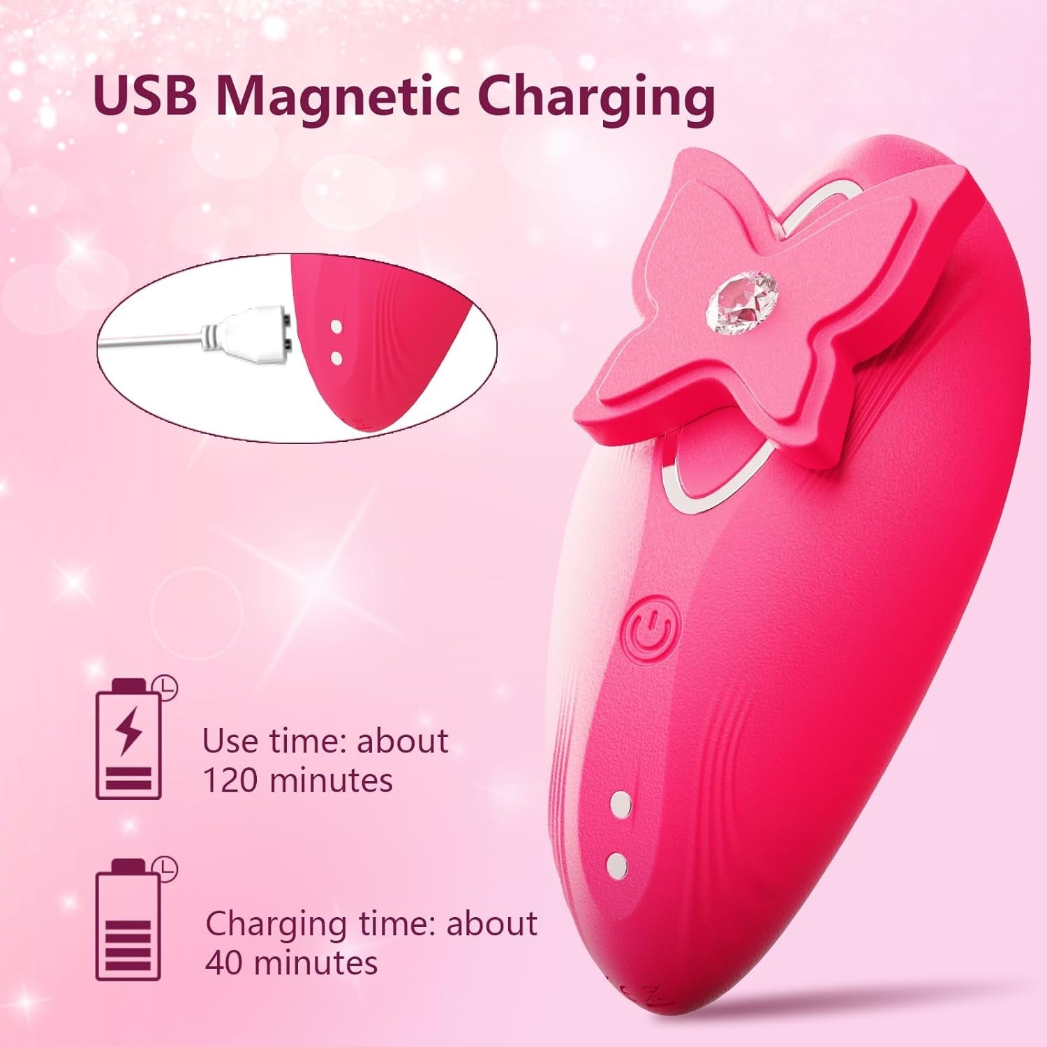RoseFlutter Butterfly App Control Panty Vibrator - Vixen | Nova Network