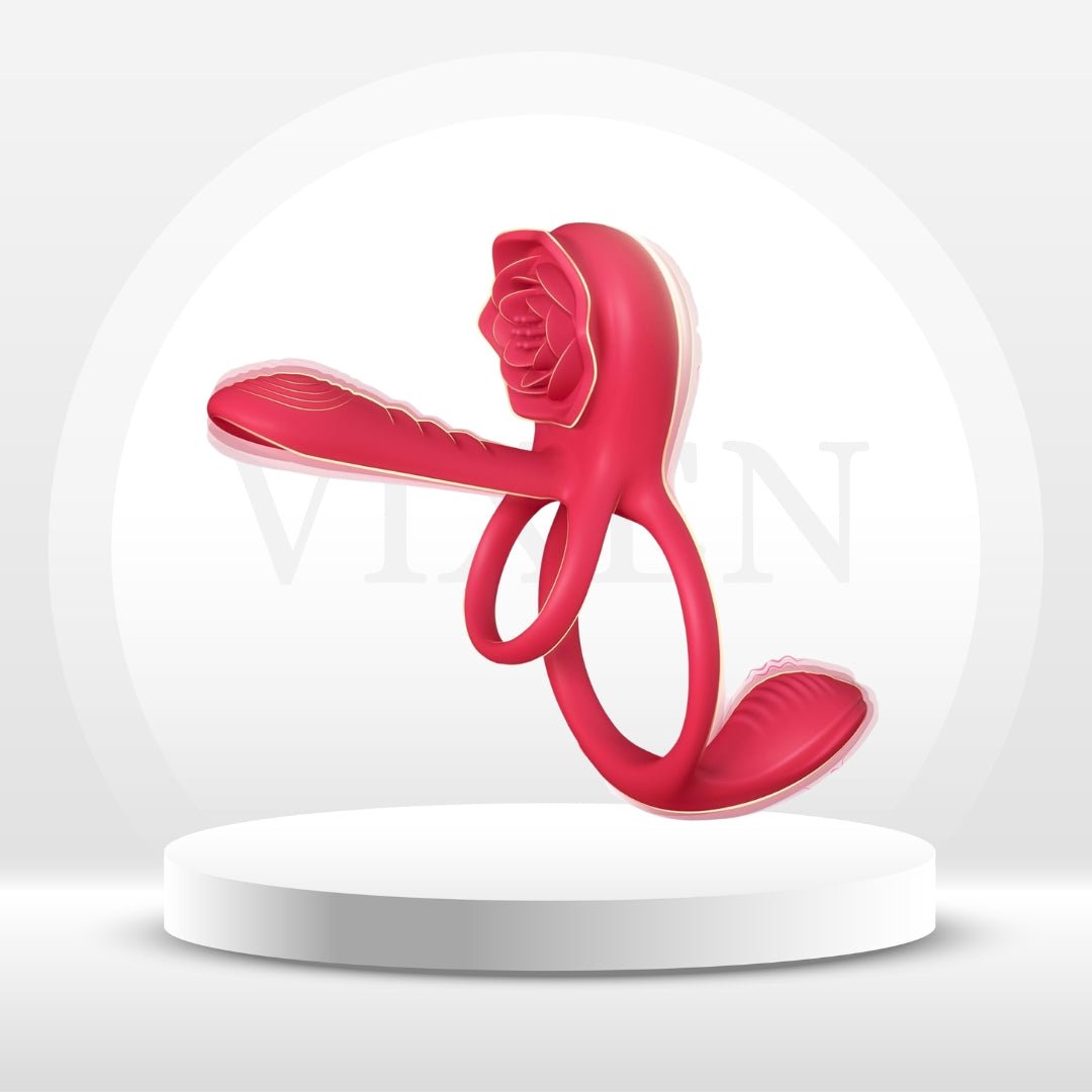 RoseFuse Cock, Taint & Clit Couples Ring - Vixen | Nova Network