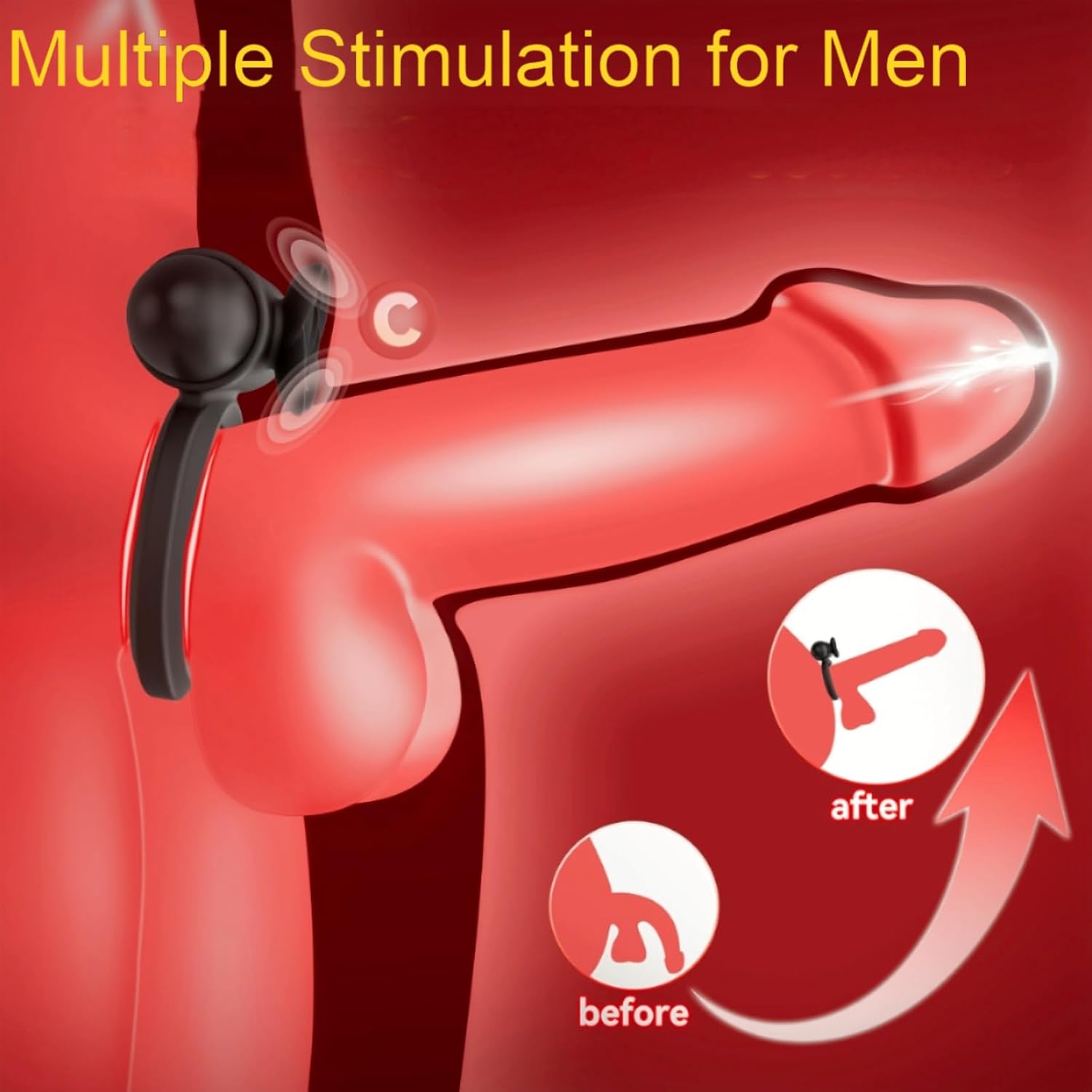 RoseGrip Bullet Vibrator Penis Ring - Vixen | Nova Network