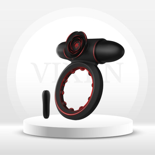 RoseGrip Bullet Vibrator Penis Ring - Vixen | Nova Network