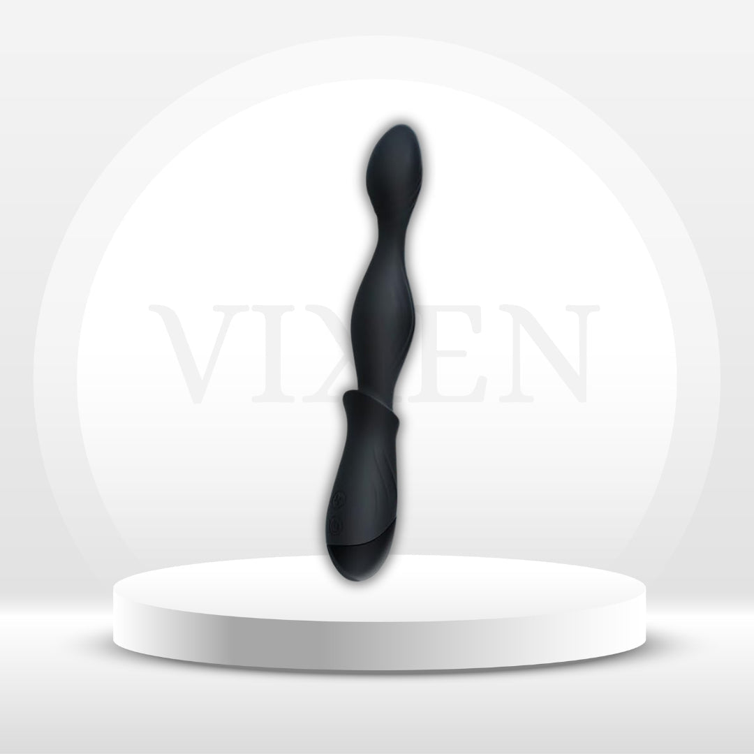 RoseHeat Heated Vibrating Anal Beads Prostate Massager - Vixen | Nova Network