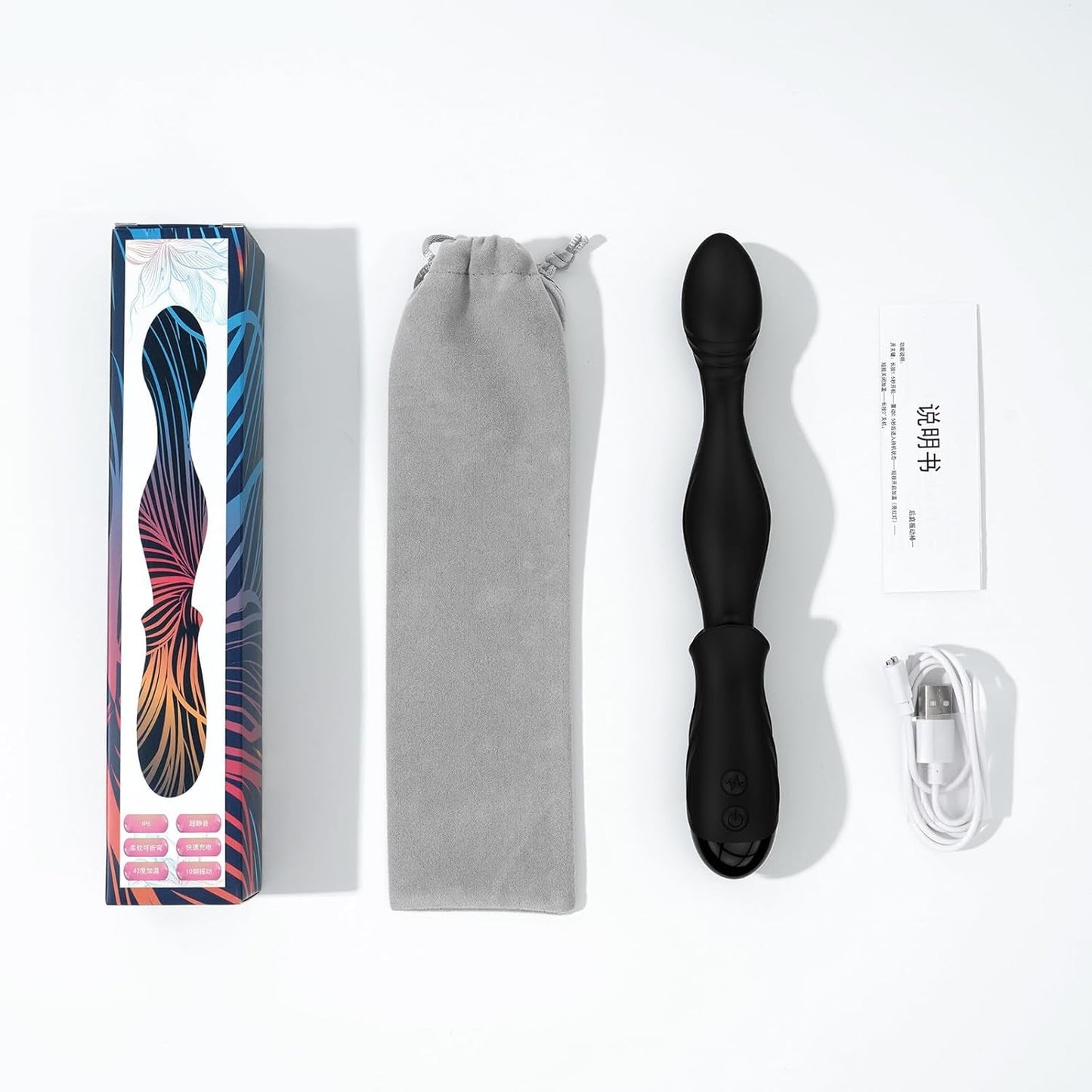 RoseHeat Heated Vibrating Anal Beads Prostate Massager - Vixen | Nova Network