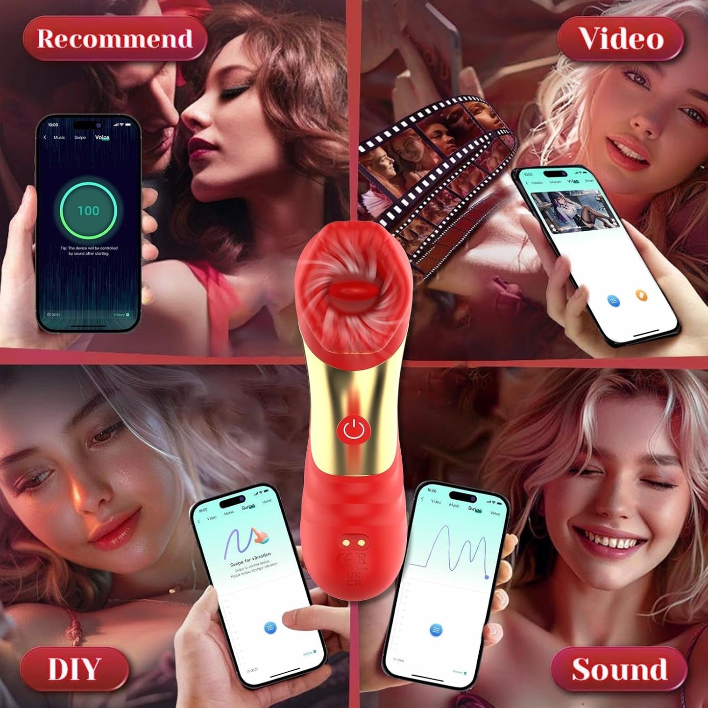 RoseLickV App - Controlled Rose Clit Sucker - Vixen | Nova Network
