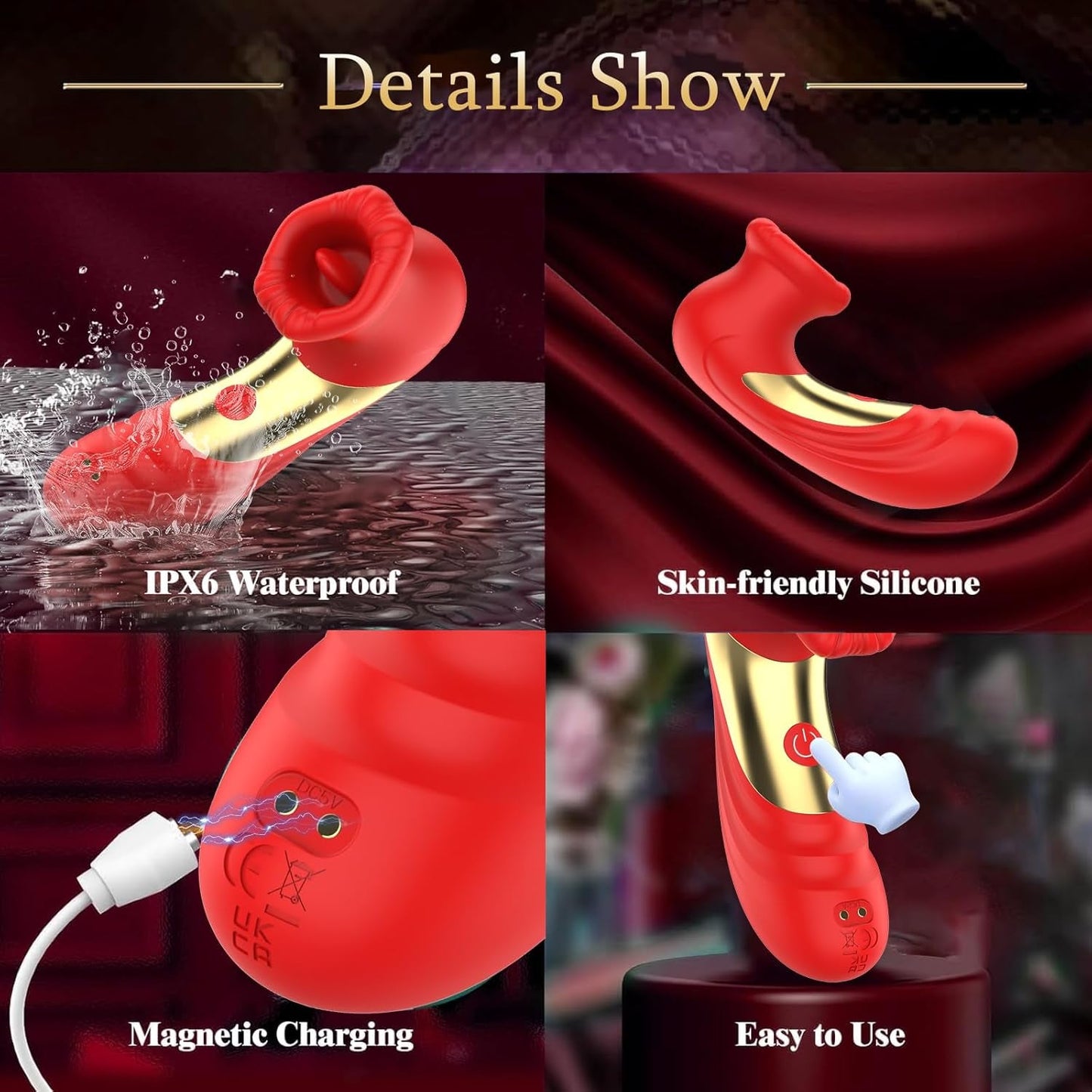 RoseLickV App - Controlled Rose Clit Sucker - Vixen | Nova Network