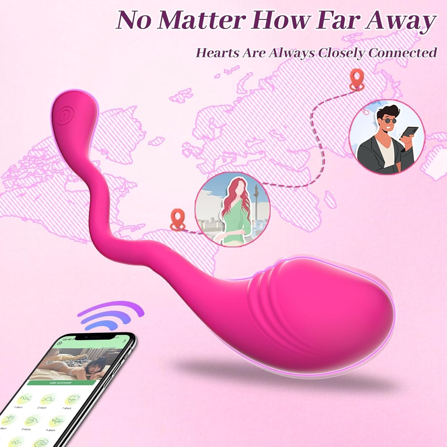 RoseLink Rose App - Control Wearable Egg Vibrator - Vixen | Nova Network