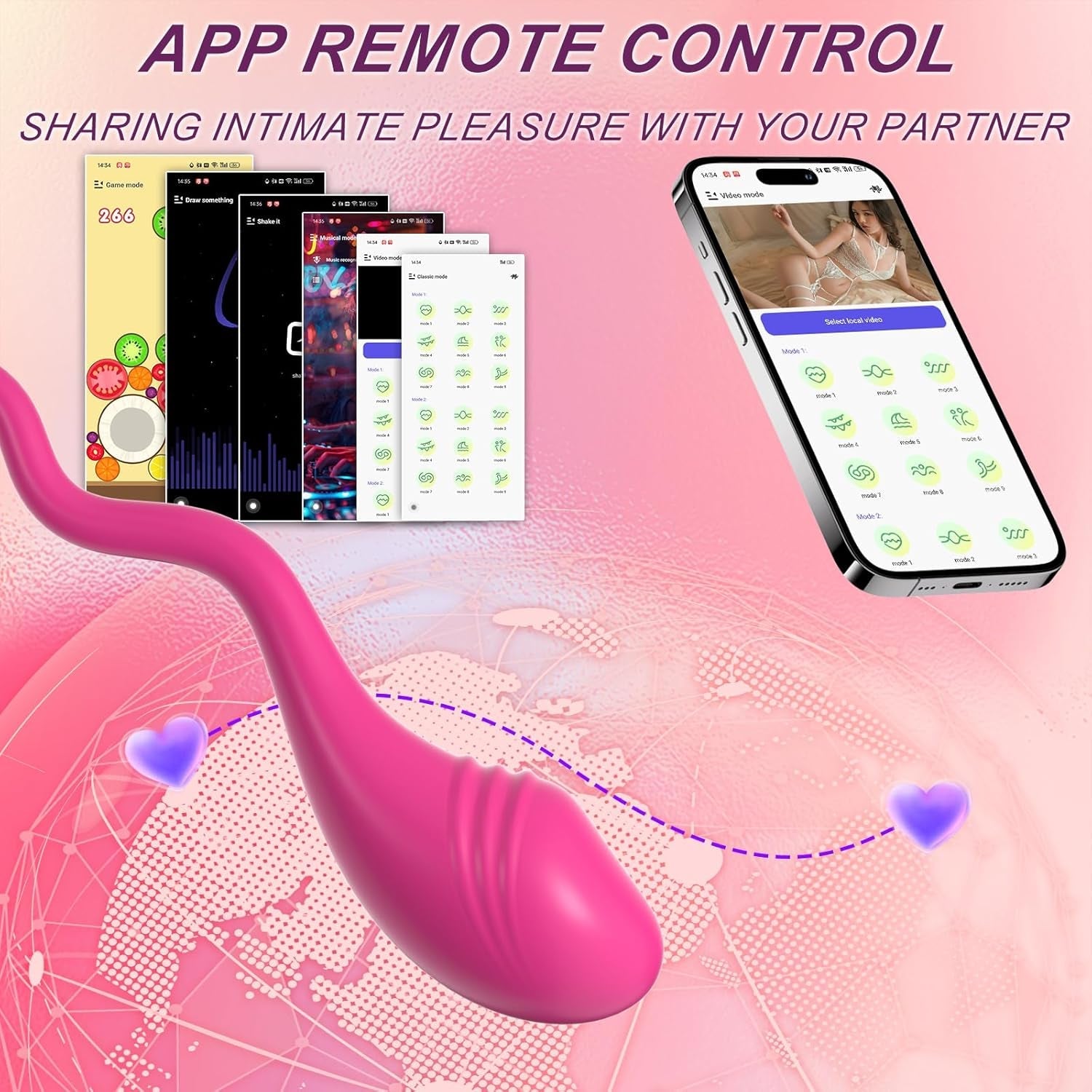 RoseLink Rose App - Control Wearable Egg Vibrator - Vixen | Nova Network