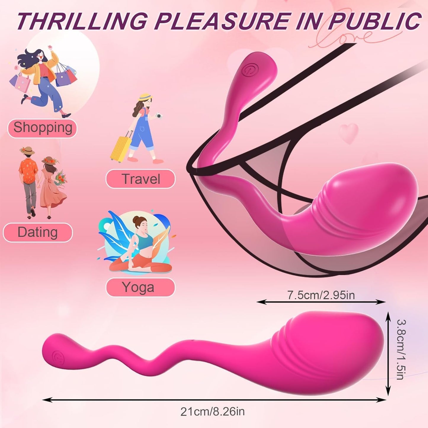 RoseLink Rose App - Control Wearable Egg Vibrator - Vixen | Nova Network