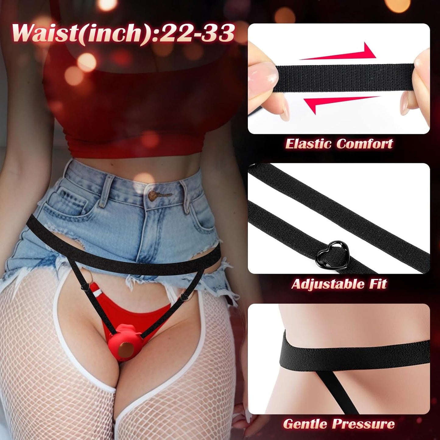 RoseLoop Wearable Rose Clit Sucker Couples Ring - Vixen | Nova Network