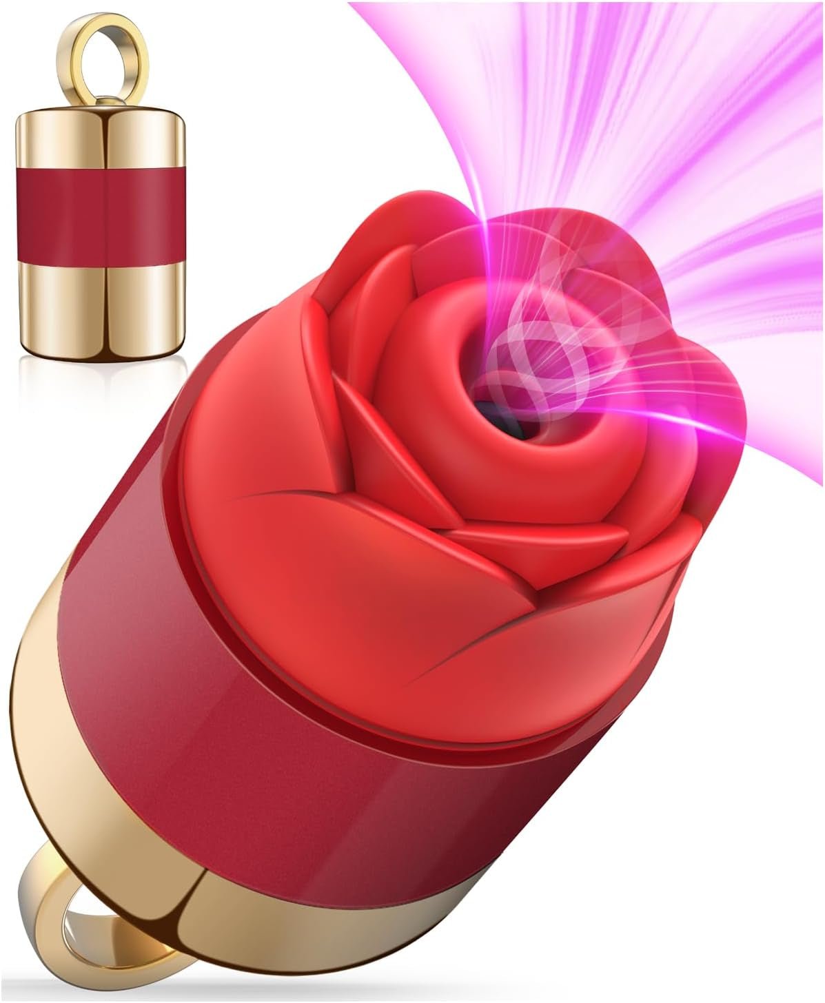 RoseLush Rose Clitoral Suction Ring Vibrator - Vixen | Nova Network