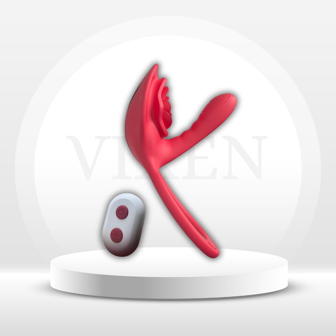 RoseMerge Wearable Dual Stimulation Couples Vibrator - Vixen | Nova Network